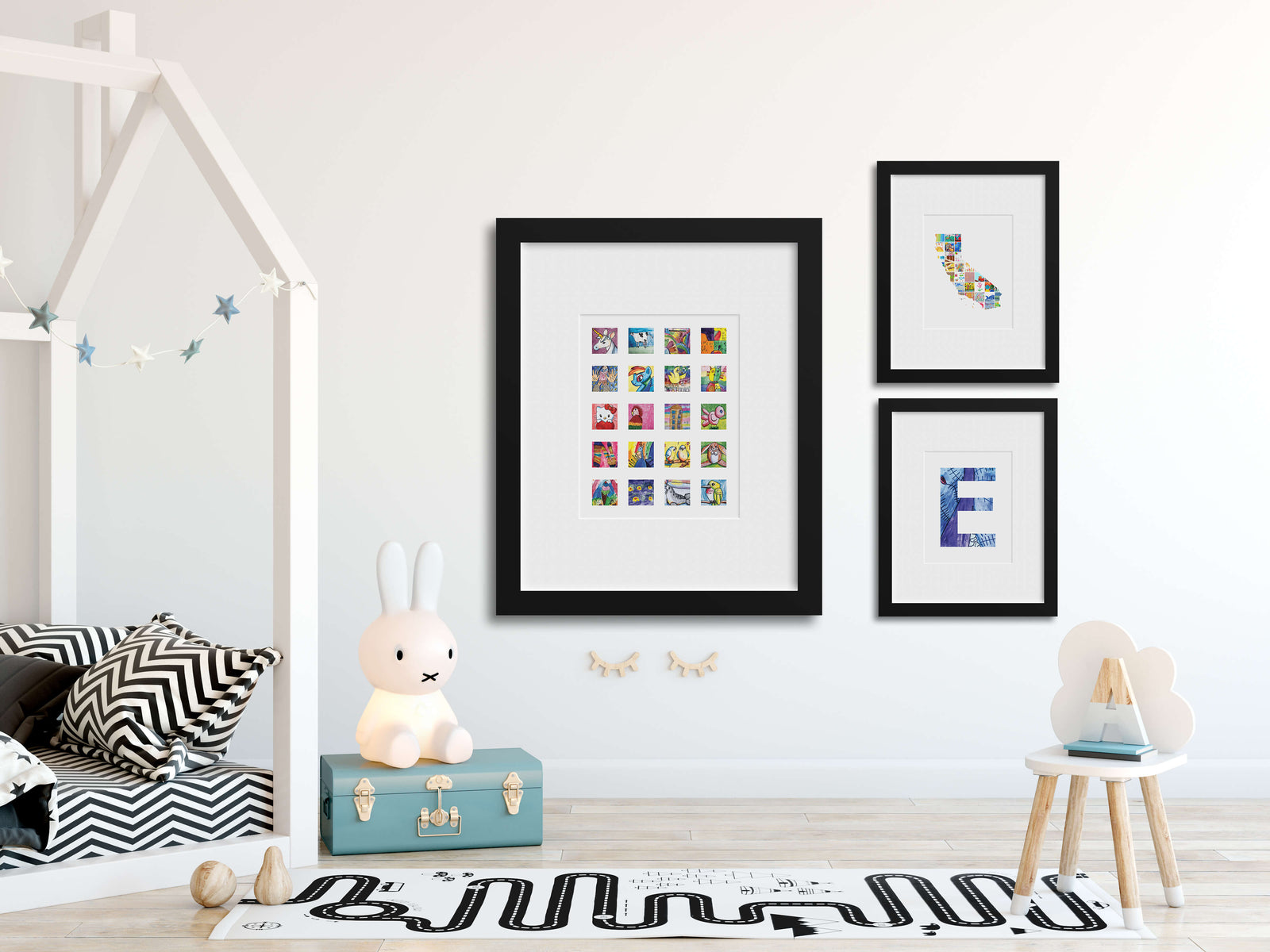 kids cute stuff Art Print by Haciendo el Indio